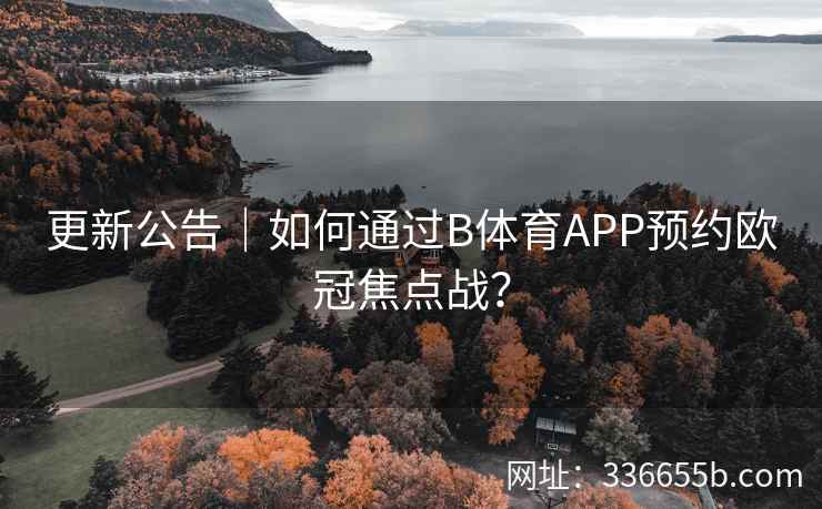 更新公告|如何通过B体育APP预约欧冠焦点战? 第2张 更新公告|如何通过B体育APP预约欧冠焦点战? 第2张