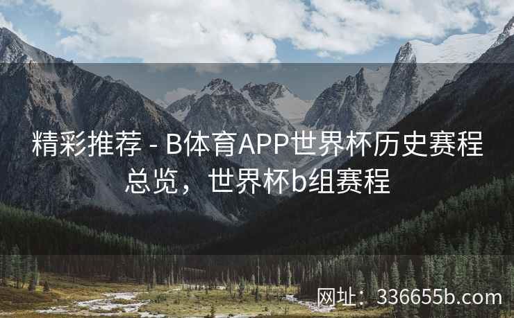 精彩推荐 - B体育APP世界杯历史赛程总览,世界杯b组赛程 第2张 精彩推荐 - B体育APP世界杯历史赛程总览,世界杯b组赛程 第2张